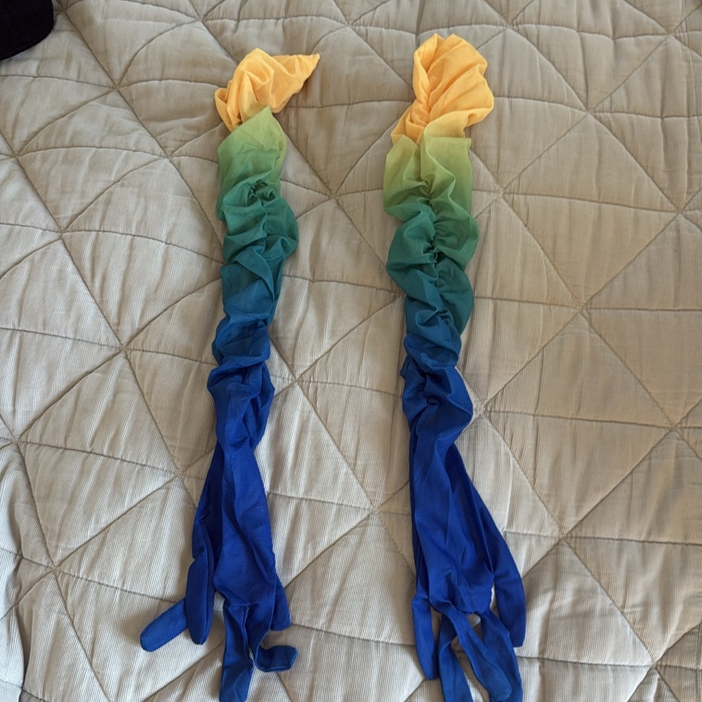 Multicolor Strapless Gradient Dress - Picture 4 of 4